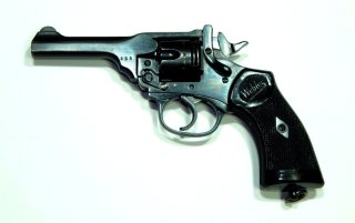 Webley & Scott, Mark IV, .38S&W, britischer Ordonnanzrevolver, Top-Zustand !