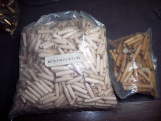 Konvolut HOLZGESCHOSSE M96 K98 Springfield Arisaka Enfield Rhubin Walther Mauser) Dachbodenfund