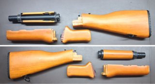 Cybergun AK47 Kalashnikov CO2 w. Yunker AKM - Schaft Griff Holz NEUWERTIG