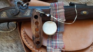 Vorderlader Ladeplatte cal .45,.50,.54 / Muzzleloader Longhunter Loading block cal. .45,.50,.54