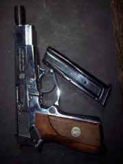 Browning GPDA VERNICKELT PTB389/2 8mmk FNHP High Power Konvolut Dachbodenfund