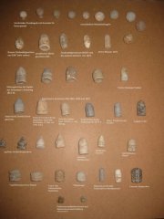 Viele verschiedene historische Vorderladergeschosse