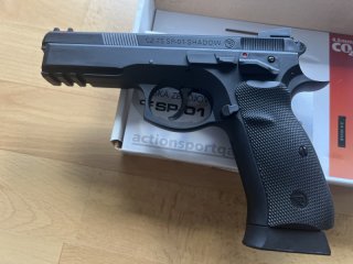 CZ SP-01 Shadow CO2-Pistole 4,5 mm Stahl BB – Sehr guter Zustand