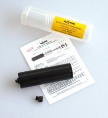original RÖHM Sicherheits-Kompensator mit Bedienungsanleitung und Adapter, 9mm P.A. Knall, Joniskeit
