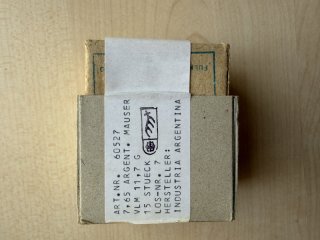 585 Patronen 7,65mm Argent. Mauser