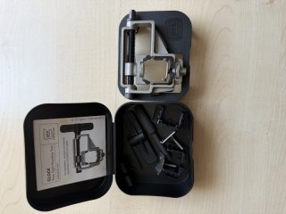 Glock Kimmenwechselgerät für Glock mit Demontageschlüssel Korn