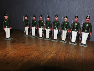 Für Sammler verm. Preußische Armee Garde-Schützen aus Blei