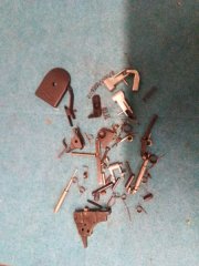 Ersatz Teile für eine Automatic Pistole Modell WALTHER P99