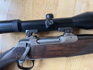Sauer 202 mit stilvoller Eichenlaub-Gravur