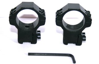Aufschubmontage für Luftgewehr/Kleinkaliber 11mm Prismenschiene | 1Zoll Mittelrohr (25,4mm) | BH14mm