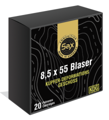 1 Packung (20 Stück) 8,5x55 Blaser KDG-S