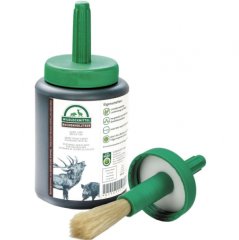 Buchenholzteer 500ml Dose mit Pinsel -Rot- u. Schwarzwildlockmittel über weite Entfernung | KIRRUNG