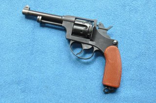 SEHR SCHÖNER REVOLVER SCHWEIZ 1882/29 MIT ROTEN GRIFFSCHALEN SELTEN!