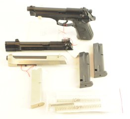 Beretta FS 92 "5 cal .22lr ; mit 2 Wechselsystemen "6 & 9mm Luger