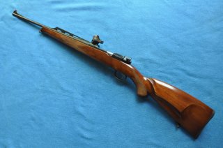 SEHR SCHÖNE BRNO ARMS SYSTEM 98 DRÜCKJAGD / NACHSUCHE REPETIERBÜCHSE 8x57IS MIT DOCTER SIGHT