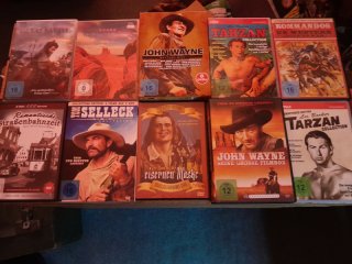 DVD´s unbenutzt Westernklassiker, Tarzan uvm ca. 30 stk.