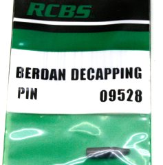 1 x RCBS 09528 9528 > Decapping PIN Ersatzdorn für BERDAN Zange Decapping Tool 8mmR 6,5 Mannl. Schön