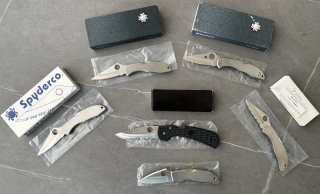 Taschenmesser 6 Spyderco Vintage