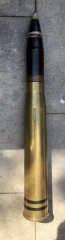 Englische 6-Pfünder-57mm-Granate wk2 DEKO
