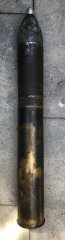 Französisch-Deutsche 75mm Hohlladungsgranate Beute WK2 DEKO