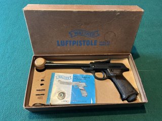 Luftpistole Walther LP53 im Originalkarton mit allem Zubehör