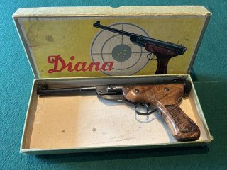 Luftpistole Diana 5 pre WW2, kal. 4,5mm, gezogener Lauf