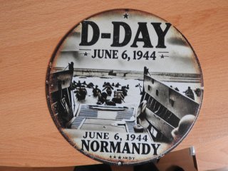 Erinnerungsschild an den D-Day, Normandy 1944