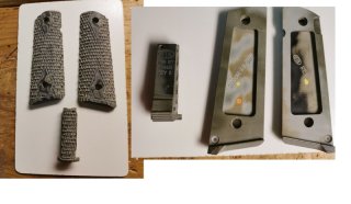 Hogue 1911 Government G10 Piranhia Flat Griffschalen