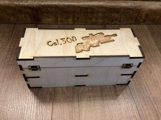 Holz - Munitions Box für 30x .308 WIN