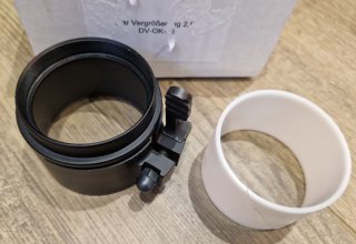 @ TOP Klemmadapter mit Gewinde M52x0,75 für 52 & 56mm Objektivdurchmesser NOCPIX Hikmicro Thermtec @