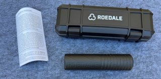 Schalldämpfer Roedale Ti 48 Kal. 7-8mm Rasp Lock Adapter neuwertig