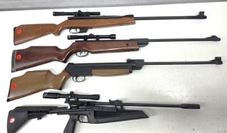Baikal MP 61 Luftgewehr Seitenspanner 5 Schuss Magazin Cal. 4,5 (177) + ZF GSG 4x20 WA - F im Fünfe