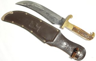 großes altes Buffalo Skinner Linder **TOP**