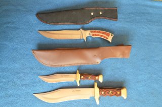 2x BOWIE MESSER CUDEMAN SPANIEN UND COLUMBIA