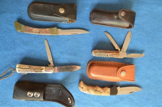 4x JAGD TASCHENMESSER U.A. HERBERTZ