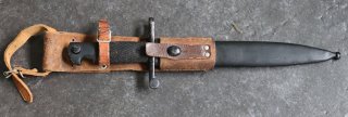 Spanisches Machetenbajonett M41 für M98/43 mit Koppelschuh Toledo