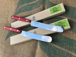 2 PUMA IP Buckelsmesser / Brötchenmesser rot