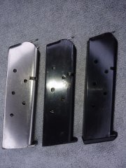 3 Magazine für Colt 1911er Pistolen 7 Schuß
