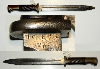 Bajonett 84/98, 3. Art (98k), ohne Scheide