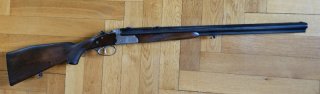 Drilling Sauer & Sohn, 7X57R / 16/70 mit Montageteilen