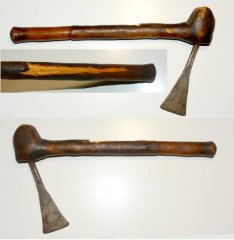 afrikanisches Beil mit schmaler Klinge