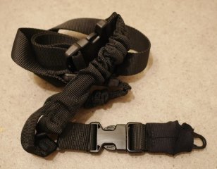 Neu: Gewehr Riemen Bungee, Single Sling für HK, M 16 / M 4, pp. schwarz, US 65 Dollar