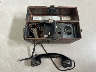 +++Original Wehrmacht - Feldtelefon 2. Weltkrieg aus Sammlung Rarität so!