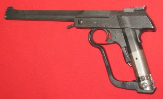 WALTHER Luftpistole, eine WALTHER LP Mod. 2 mit Nummer 5345 / DEFEKT
