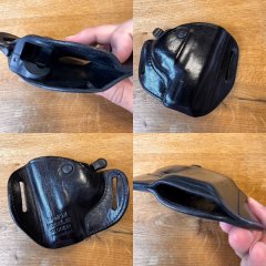 Bianchi 82 Gürtelholster, Leder/schwarz, rechts, für Gl. 19/23/36/45/46/48