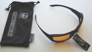 EDGE EYE Schießbrille Tiger´s Eye Lens- sehr alt - Unbenutzt in OVP Beutel