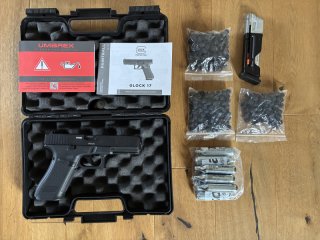 Umarex Glock17 T4E Gen5 Cal .43 - wie neu mit Zubehör und Koffer