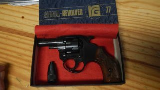 Schreckschuß Revolver Röhm RG 77 Kaliber 22 Lang Knall PTB 342 Topzustand aus Sammlung