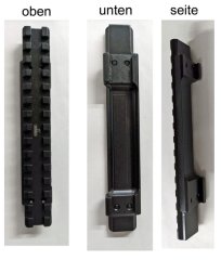 STAHL PICATINNY SCHIENE STEYR SSG 69 L. 150 Rusan