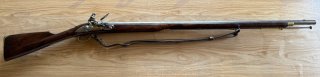 Steinschloss-Muskete, Ordonnanzgewehr nach „Brown Bess“ von PEDERSOLI Italien, Kal. 75, Edelstahllau